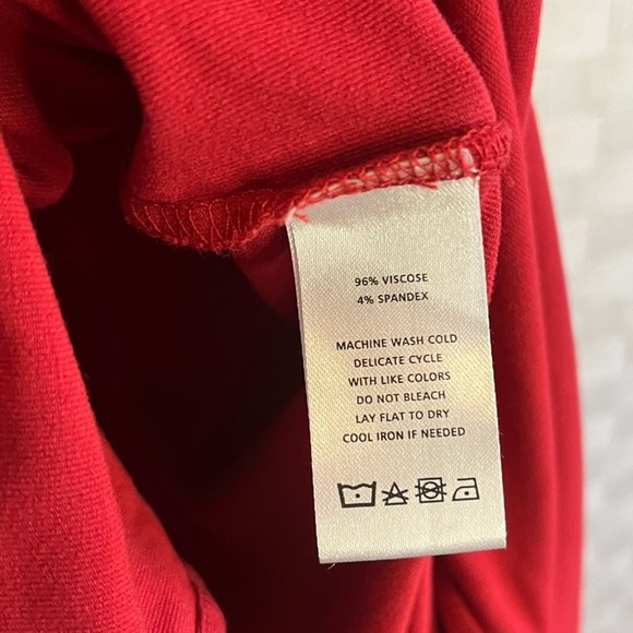 Lilla P Women’s High Neck Swing Dress Size Medium Side Slit Sleeveless Flowy - Picture 11 of 12